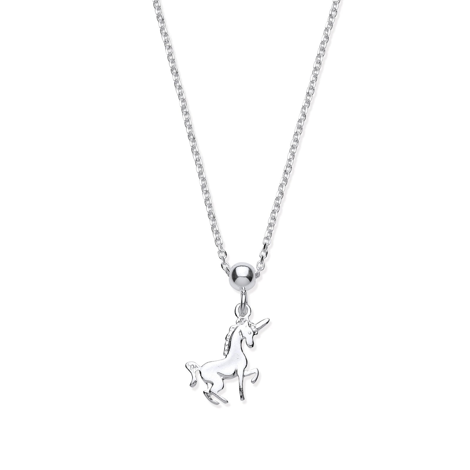 Silver Unicorn Pendant 17" Necklace/07" Bracelet - Fine Bracelet - Certified Authentic – Luxury Jewellery by Imperial